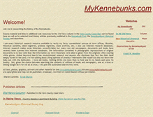 Tablet Screenshot of mykennebunks.com